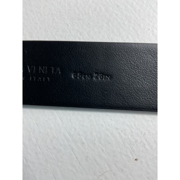 Bottega Veneta Black Belt with Gold Buckle - Picture 5 of 5